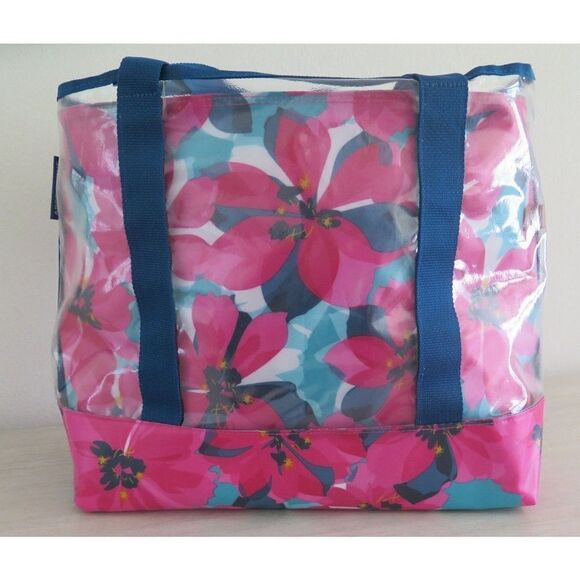 Arctic Zone Antimicrobial Insulated 30 Can Floral Print Cooler & Tote Bags - Picture 4 of 12